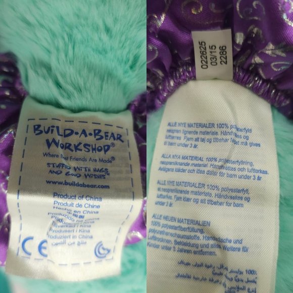 Build A Bear Disney Princess Ariel Limited Edition 17" Plush Scepter Crown Gown - Picture 8 of 16